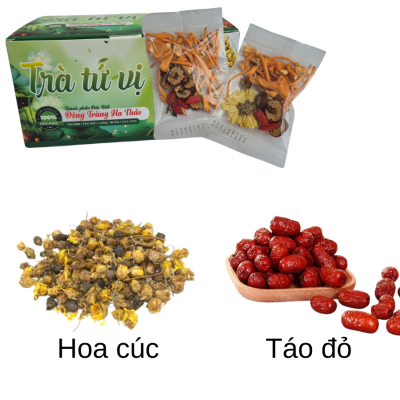 Trà tứ vị hoa cúc táo đỏ